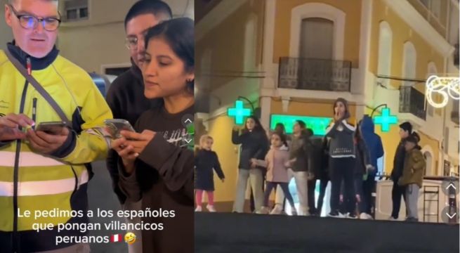 Joven pide poner villancicos peruanos en plaza española: 