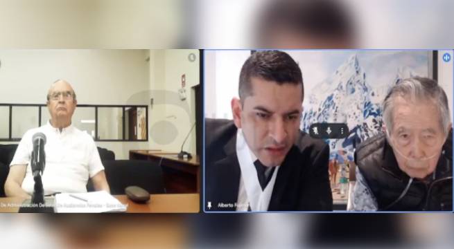 Alberto Fujimori y Vladimiro Montesinos reaparecen en audiencia por Caso Pativilca