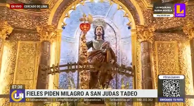 ¿Qué le piden los peruanos a San Judas Tadeo para el 2024?