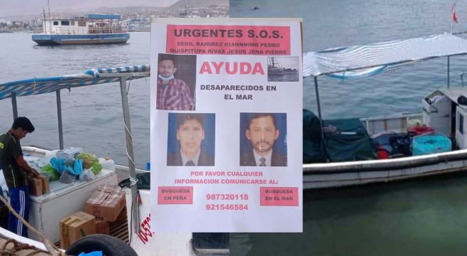 2 pescadores llevan tres meses perdidos en el mar