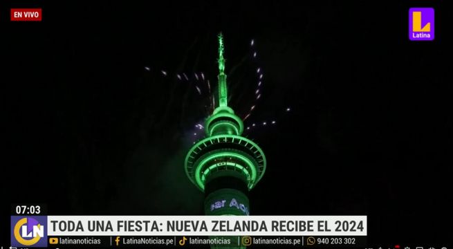 Ya es 2024 en Nueva Zelanda: así lo celebran | VIDEO