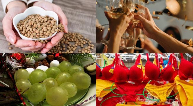 Las 10 cábalas para recibir el Año Nuevo 2024