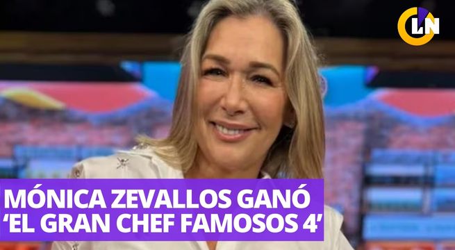 'El Gran Chef Famosos 4': Mónica Zevallos ganó la gran final