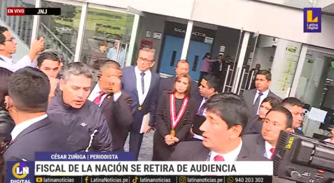 EN VIVO | Patricia Benavides se retira de audiencia de la JNJ: 