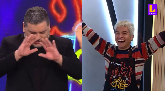 ¿Ya perdió la fe? Este fue el gesto de Javier Masías cuando Miguel Vergara ingresó al set en El Gran Chef Famosos La Revancha