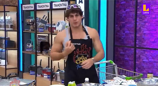¿No puede con la tensión? Renato Rossini Jr. aplicó asombrosa técnica para relajarse en la cocina de El Gran Chef Famosos La Revancha