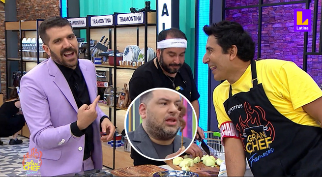El Gran Chef Famosos: José Peláez y Armando Machuca destruyen a Junior Silva tras recordarle sus anticuchos con leche condensada