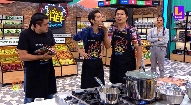 El Gran Chef Famosos: Katia Palma bautizó al ‘Flaco’, Mauricio y Armando como “los tres chiflados”