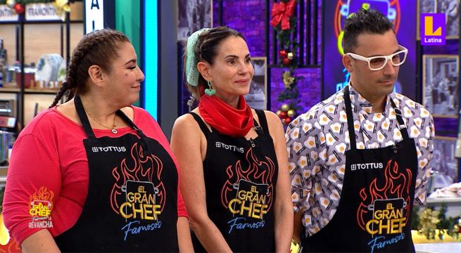 Sorpresa en la cocina: Mónica Torres, Karina Calmet y Santi Lesmes fueron sentenciados en El Gran Chef Famosos: La Revancha