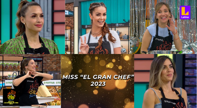 Una de estas participantes fue elegida la Miss Gran Chef Famosos 2023 de los Premios 