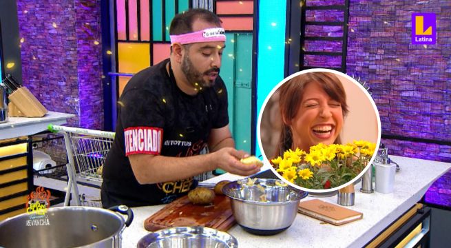 Llegó “Floricienta” a El Gran Chef Famosos: Junior Silva arma karaoke de “Flores amarillas” en La Revancha