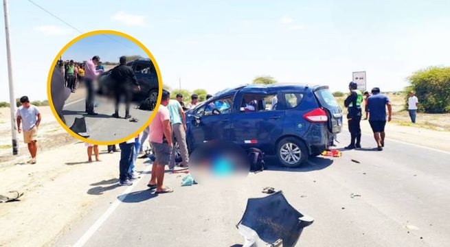 Tragedia en Piura: dos personas mueren tras despiste de auto
