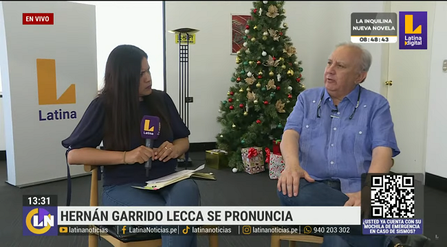 Hernán Garrido Lecca: 'Nunca me reuní con Patricia Benavides'