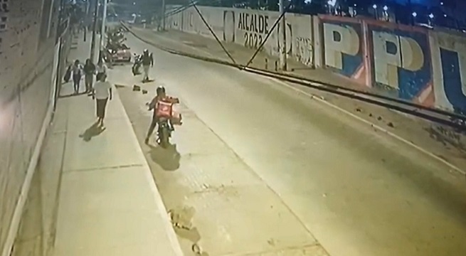 Falsos repartidores de delivery roban 2 veces en menos de 4 minutos en San Juan de Miraflores