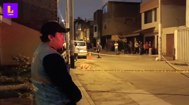 San Juan de Miraflores: Un muerto por balacera de presuntos sicarios