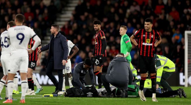 Futbolista del Luton Town colapsó en partido de la Premier League