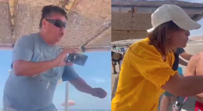 Sujetos agreden y discriminan a veraneantes en playa de Tacna [Video]