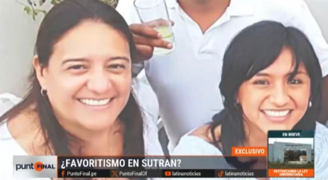 Administradora de la Sutran pidió contratar a su amiga con un sueldo de 12 mil soles
