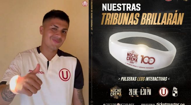 Universitario regalará pulseras led en la Noche Crema para que las tribunas 'no se apaguen'