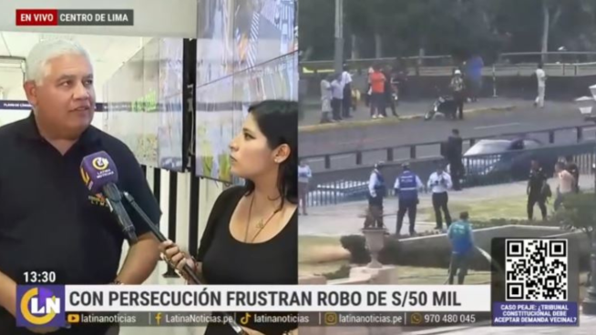 Policía frustra asalto a pareja que había retirado más de S/50 mil | VIDEO 