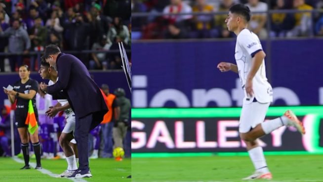 Piero Quispe debutó con Pumas y recibió elogios por parte de su DT