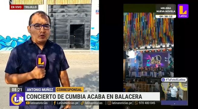 Concierto de popular grupo de cumbia termina en balacera