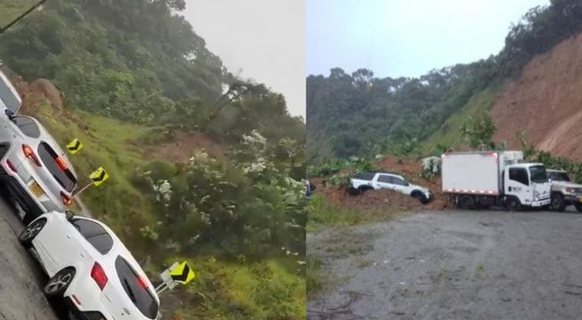 Difunden video del impactante derrumbe de tierra que dejó 18 muertos