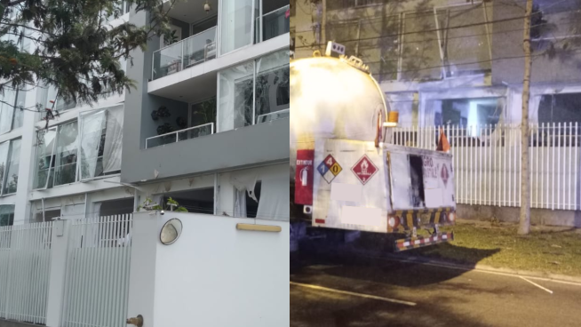 Dos personas heridas deja explosión tras fuga de gas en edificio de San Isidro