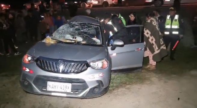 Fuerte impacto entre volquete y camioneta deja un muerto