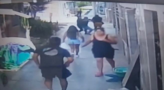 Dejan libre a hombre que agredió a mamá con bebé en brazos