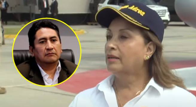 Dina Boluarte a Vladimir Cerrón: 