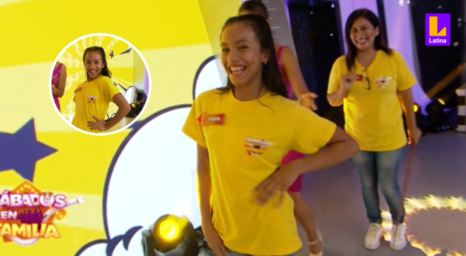 ¿La futura Miss Perú? La pequeña Sharon Hernández le dio clases de modelaje a Tati Castro y Mathías Brivio