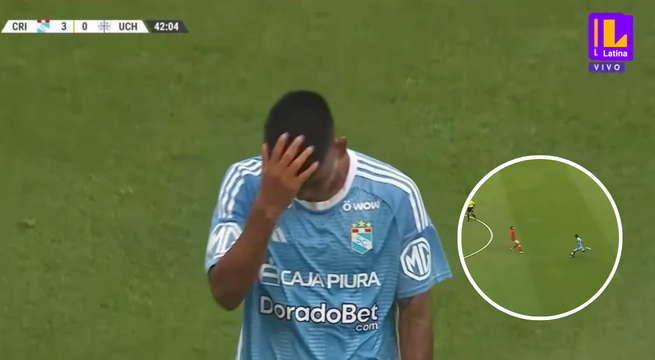 Sporting Cristal vs U. Católica: El palo le negó el segundo gol a Joao Grimaldo ¡Pudo ser un golazo!