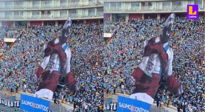 Sporting Cristal vs U. Católica: Mira el increíble tifo que preparó la hinchada celeste