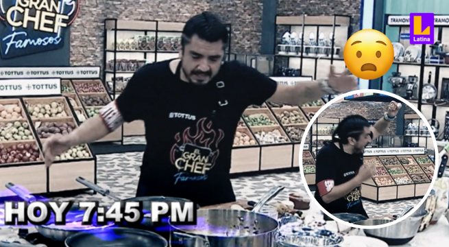 El Gran Chef Famosos COMPLETO: Mauricio Mesones perdió la paciencia tras error en la cocina