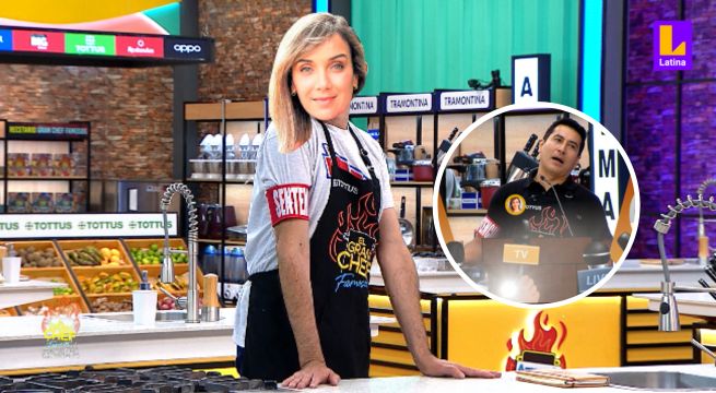 ¡Demostró todo su talento! Mayra Goñi utilizó perfectamente el acento colombiano, chileno y argentino para deleitar a Mauricio Mesones | El Gran Chef Famosos