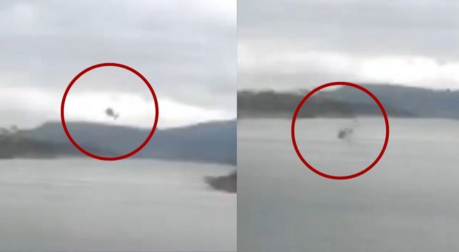 Tragedia en Brasil: helicóptero cae en laguna con cinco personas a bordo