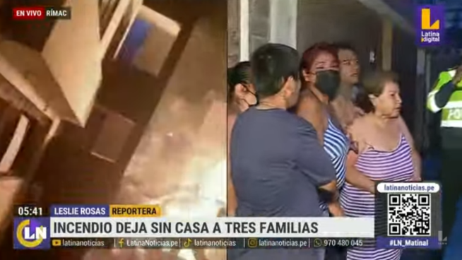 Rímac: incendio de grandes proporciones consumió almacén de chatarra