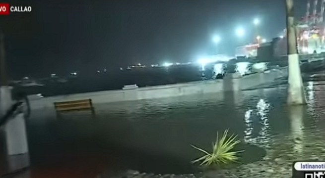 Callao: Cierran por 30 días malecón de Chucuito a causa de oleaje