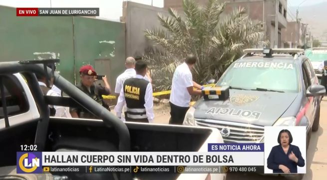 Arrojan cuerpo sin vida en fábrica de San Juan de Lurigancho
