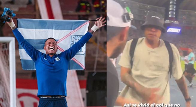 Ángelo Campos estuvo a ras de campo en el Alianza Lima vs Universitario pese a suspensión