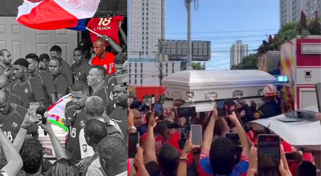 Así fue el conmovedor entierro del 'Pana' Tejada: 'Cuto' Guadalupe representó al Juan Aurich