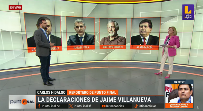 Revelaciones de acuerdos para no incluir a Dina Boluarte en formalización de la denuncia por caso Dinámicos del Centro, según Jaime Villanueva