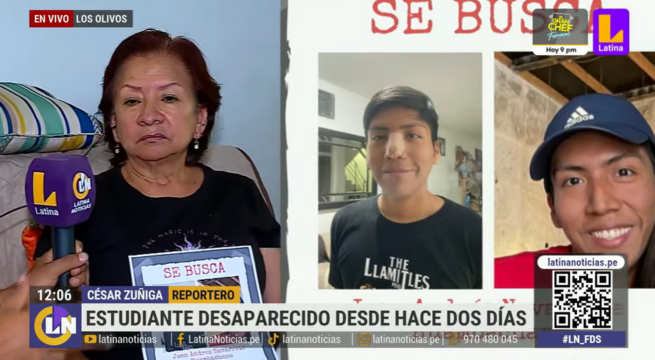 Panamericana Norte: universitario se queda dormido en bus y desaparece tras bajarse en descampado