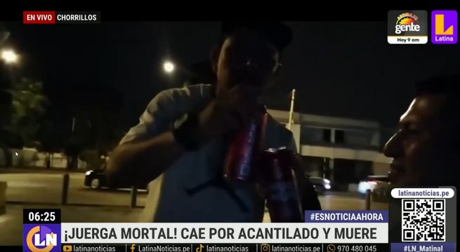 El video previo a la muerte de hombre que cayó en acantilado frente a playa Agua Dulce | VIDEO