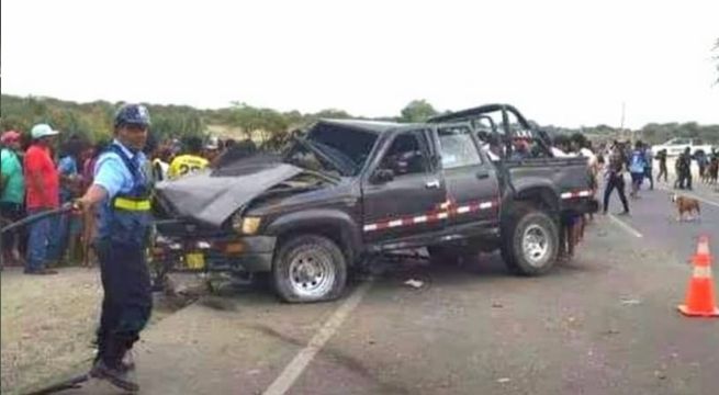 Hermanos mueren en trágico accidente de tránsito en la vía Piura - Chiclayo