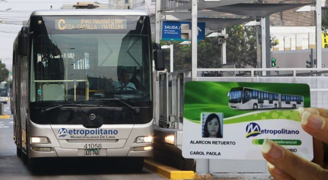 Metropolitano: qué sanción recibirías si utilizas tarjetas de medio pasaje de otros