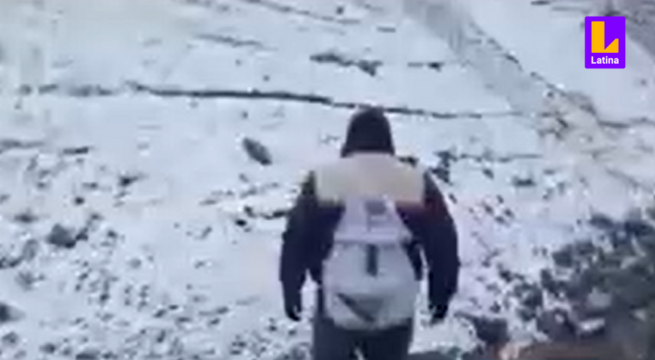 Junín: Pareja desaparece en el nevado Rajuntay en plena celebración por San Valentín