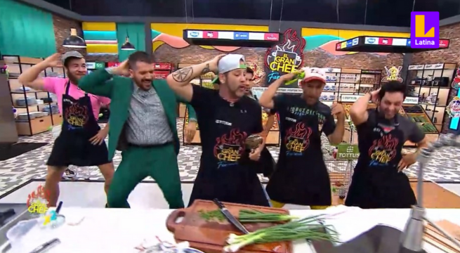 Se armó el Skandalo en El Gran Chef Famosos: participantes por poco se arrodillan para que Luigui y Ricky bailen en El Gran Chef Famosos