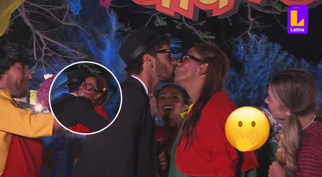 ¿Cupido los flechó?: 'La Botota Fox' y Jhonatan Mujica se dieron tierno beso en Tierra Brava